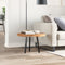 vidaXL - Tafelblad - rond - Ø - 60x4 - cm - massief - acaciahout