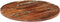 vidaXL - Tafelblad - rond - Ø - 70x1,5 - cm - massief - gerecycled - hout
