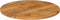 vidaXL - Tafelblad - rond - Ø - 70x2,5 - cm - massief - ruw - mangohout