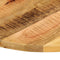 vidaXL - Tafelblad - rond - Ø - 70x2,5 - cm - massief - ruw - mangohout