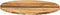 vidaXL - Tafelblad - rond - Ø - 70x2,5 - cm - massief - ruw - mangohout