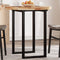 vidaXL - Tafelblad - rond - Ø - 70x4 - cm - massief - acaciahout