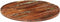 vidaXL - Tafelblad - rond - Ø - 80x1,5 - cm - massief - gerecycled - hout