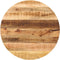 vidaXL - Tafelblad - rond - Ø - 80x1,5 - cm - massief - ruw - mangohout