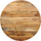 vidaXL - Tafelblad - rond - Ø - 80x2,5 - cm - massief - ruw - mangohout