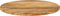 vidaXL - Tafelblad - rond - Ø - 80x2,5 - cm - massief - ruw - mangohout