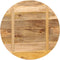 vidaXL - Tafelblad - rond - Ø - 80x2,5 - cm - massief - ruw - mangohout