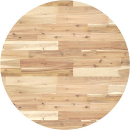 vidaXL - Tafelblad - rond - Ø - 80x2 - cm - massief - acaciahout