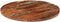 vidaXL - Tafelblad - rond - Ø - 90x2,5 - cm - massief - gerecycled - hout