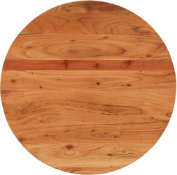 vidaXL - Tafelblad - rond - Ø - 90x3,8 - cm - massief - acaciahout