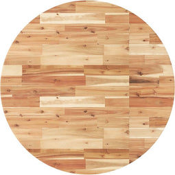 vidaXL - Tafelblad - rond - Ø - 90x4 - cm - massief - acaciahout