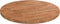 vidaXL - Tafelblad - rond - Ø30x1,5 - cm - bewerkt - massief - eikenhout - lichtbruin