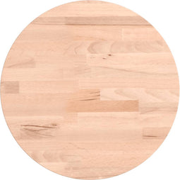 vidaXL - Tafelblad - rond - Ø30x2,5 - cm - massief - beukenhout