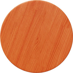 vidaXL - Tafelblad - rond - Ø30x2,5 - cm - massief - grenenhout - wasbruin