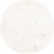 vidaXL - Tafelblad - rond - Ø30x3 - cm - massief - grenenhout - wit