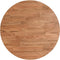 vidaXL - Tafelblad - rond - Ø40x1,5 - cm - bewerkt - massief - eikenhout - lichtbruin