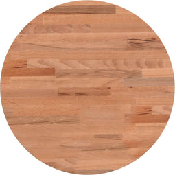 vidaXL - Tafelblad - rond - Ø40x1,5 - cm - massief - beukenhout