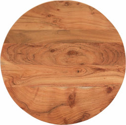 vidaXL - Tafelblad - rond - Ø40x2,5 - cm - massief - acaciahout