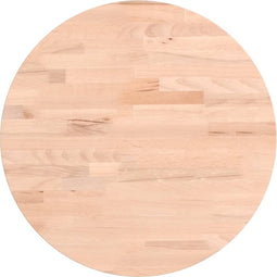 vidaXL - Tafelblad - rond - Ø40x2,5 - cm - massief - beukenhout