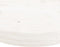 vidaXL - Tafelblad - rond - Ø40x3 - cm - massief - grenenhout - wit