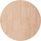 vidaXL - Tafelblad - rond - Ø40x4 - cm - onbehandeld - massief - eikenhout