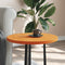 vidaXL - Tafelblad - rond - Ø50x2,5 - cm - massief - grenenhout - wasbruin