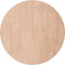 vidaXL - Tafelblad - rond - Ø50x4 - cm - onbehandeld - massief - eikenhout