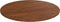 vidaXL - Tafelblad - rond - Ø60x1,5 - cm - bewerkt - massief - eikenhout - donkerbruin
