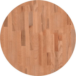vidaXL - Tafelblad - rond - Ø60x1,5 - cm - massief - beukenhout