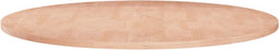 vidaXL - Tafelblad - rond - Ø60x1,5 - cm - onbehandeld - massief - eikenhout