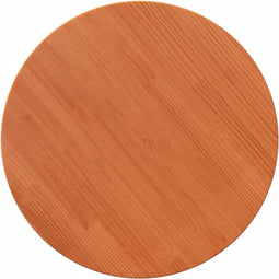 vidaXL - Tafelblad - rond - Ø60x2,5 - cm - massief - grenenhout - wasbruin