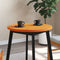 vidaXL - Tafelblad - rond - Ø60x2,5 - cm - massief - grenenhout - wasbruin