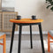 vidaXL - Tafelblad - rond - Ø60x2,5 - cm - massief - grenenhout - wasbruin