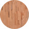 vidaXL - Tafelblad - rond - Ø60x4 - cm - massief - beukenhout