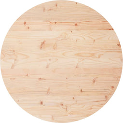 vidaXL - Tafelblad - rond - Ø70x3 - cm - massief - grenenhout