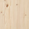 vidaXL - Tafelblad - rond - Ø70x3 - cm - massief - grenenhout