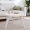 vidaXL - Tafelblad - rond - Ø70x3 - cm - massief - grenenhout - wit