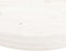 vidaXL - Tafelblad - rond - Ø70x3 - cm - massief - grenenhout - wit