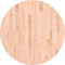 vidaXL - Tafelblad - rond - Ø70x4 - cm - massief - beukenhout