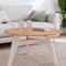 vidaXL - Tafelblad - rond - Ø80x1,5 - cm - massief - beukenhout