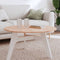 vidaXL - Tafelblad - rond - Ø80x1,5 - cm - massief - beukenhout