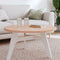 vidaXL - Tafelblad - rond - Ø80x2,5 - cm - massief - beukenhout