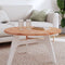 vidaXL - Tafelblad - rond - Ø80x2,5 - cm - massief - beukenhout