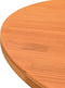 vidaXL - Tafelblad - rond - Ø80x2,5 - cm - massief - grenenhout - wasbruin