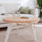 vidaXL - Tafelblad - rond - Ø80x4 - cm - massief - beukenhout