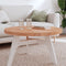 vidaXL - Tafelblad - rond - Ø80x4 - cm - massief - beukenhout