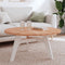 vidaXL - Tafelblad - rond - Ø90x2,5 - cm - massief - beukenhout