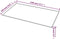 vidaXL - Tafelblad - van - gehard - glas - 1200x650 - mm - rechthoekig