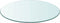 vidaXL - Tafelblad - van - gehard - glas - 300 - mm - rond
