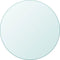 vidaXL - Tafelblad - van - gehard - glas - 400 - mm - rond